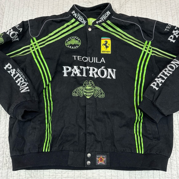 Nascar Other - Patron tequila x Ferrari silver collection nascar jacket